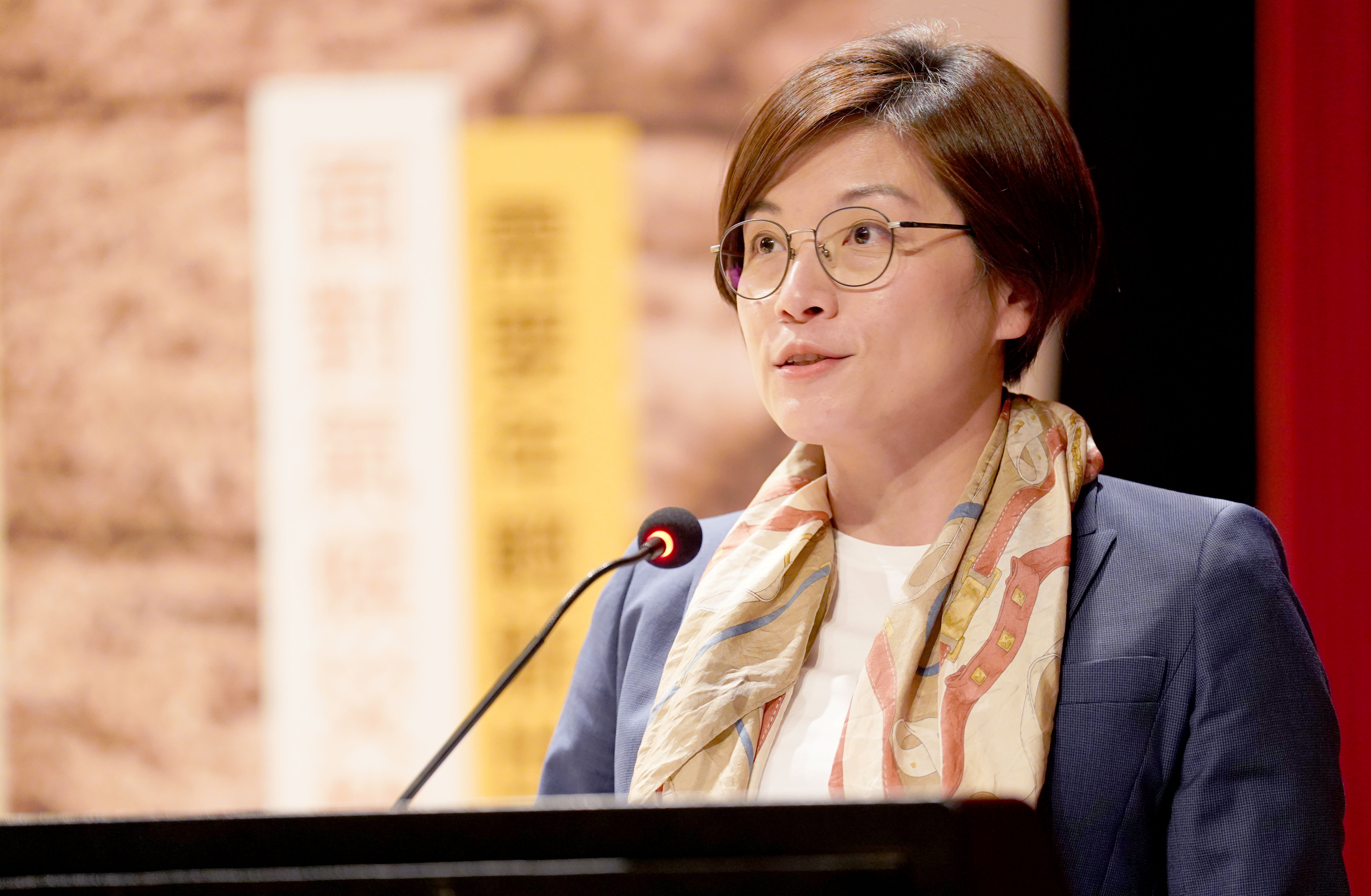 台灣德國萊因董事總經理王秀雲表示，期待學術、企業一起發展去碳技術。