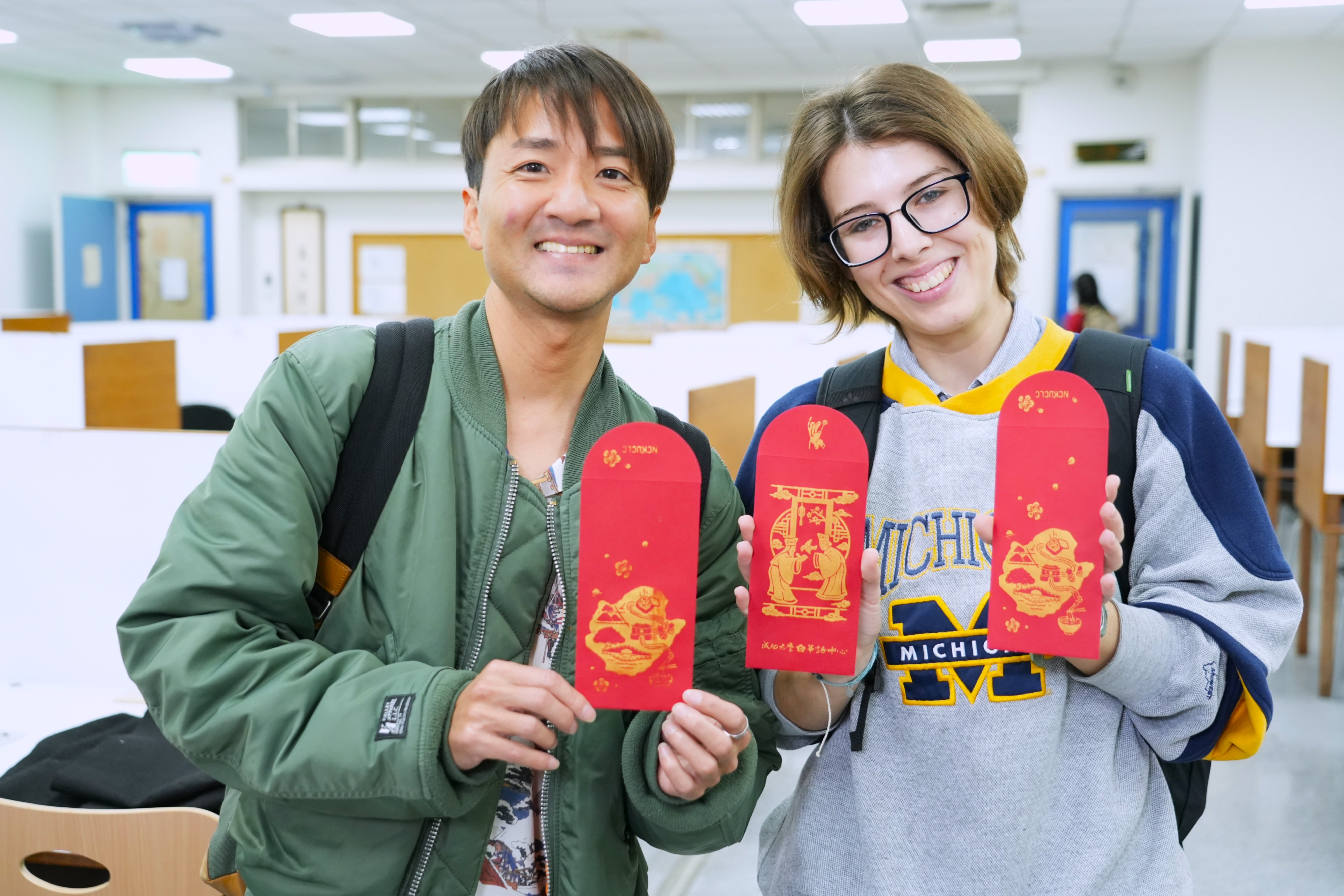 學員認為紅包絹印很有趣，更說自己的比用買的更有意義