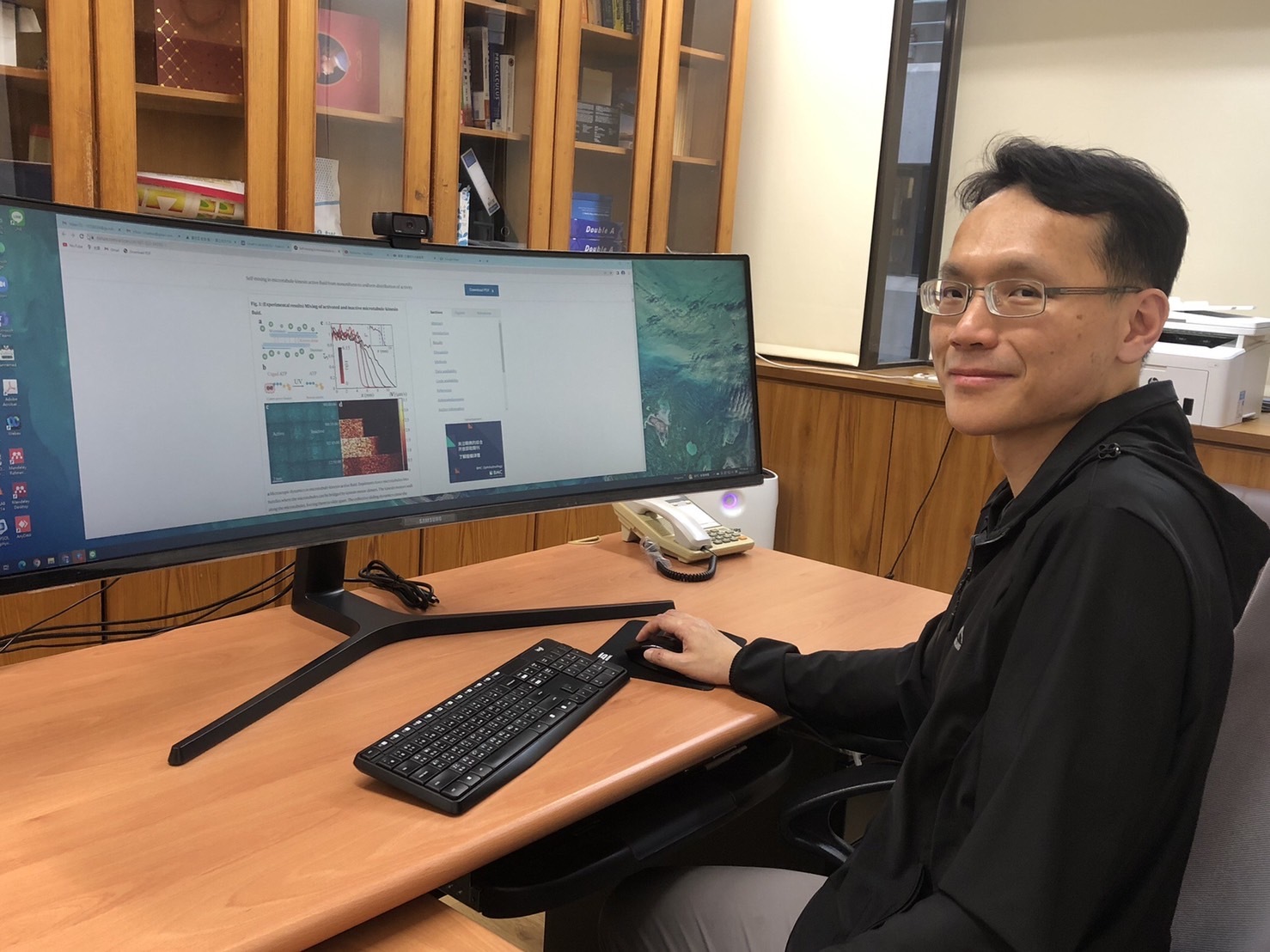 Assistant Professor Chih-Che Chueh is the only non-American member of the research team 