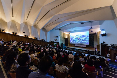 今年頒獎典禮特地放映由台達製作，全球第一部8K高畫質環境紀錄片「水起．台灣」