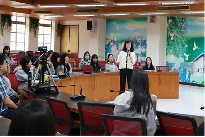 成大蘇慧貞校長北一女演講  期許學生遇見更好的自己